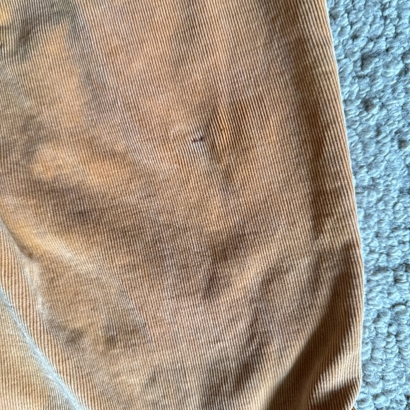 Free People Corduroy Flare Pants Vibrant Orange Pull On Retro Boot | Women's 27 - Picture 8 of 10